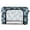 Blue Lace Rose, variant on Collapsible Water-Resistant Storage, Double-door Storage Bins for Closet Organizers Blue Floral Bear Printed 16.9"x11.4"x10"