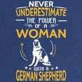thumbnail image 2 of CafePress - Never Underestimate Woman With A Maternity T Shirt - Maternity Dark T-Shirt, 2 of 3