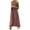 Red, variant on Herrnalise Women’s Dresses Summer 2024 Fashion Casual Solid V-NeckHigh Waist Long Sleeve Long Dress S-3XL