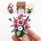 thumbnail image 4 of Ganfancp Navidad Día de San Valentín 2D Plana Acrílico Espejo Retrovisor Del Coche Decoración Lindo Muñeco de Nieve Mochila Colgante Artículos En Liquidación 1X Mini Simulación de Vegetación, 4 of 7