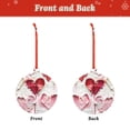 thumbnail image 2 of KLL Textured Heart Abstract Art Pattern Acrylic Christmas Ornaments,1 PCS Xmas Tree Decor with Ribbon 3" Christmas Décor Christmas Pendant for Hanging on Tree & Party Favors-Round Shape, 2 of 7