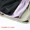 thumbnail image 3 of Women's Workout Running Shorts, Athletic Gym Yoga Sport Training Shorts Quick Dry Breathable, 3 of 4