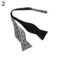 thumbnail image 3 of harmtty Men Adjustable Self Bow Ties Necktie Neckwear Business Wedding Party Supplies, 3 of 8