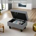 thumbnail image 4 of Upholstered Storage Ottoman, 4 of 8