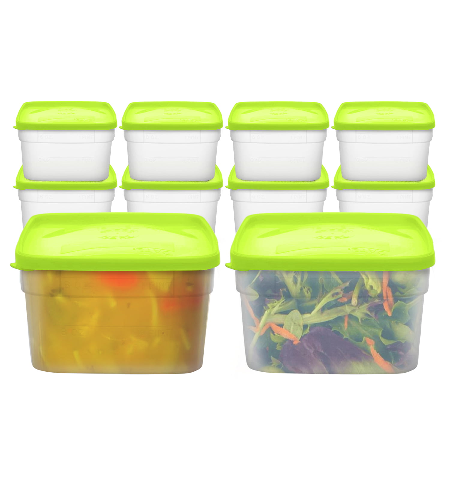 10 liter Food Container Pantry Box Lid Clip Lock Handle Meal Storage Carrier