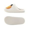 thumbnail image 7 of Halloween Pumpkin Slippers for Women Men, Soft Plushes Spookys Slipper, Cute Cartoon Cozy Houses Slipper, Fuzzy Winter Holiday Shoes, Halloweens Christmasing Giftes(White,8), 7 of 7