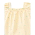thumbnail image 2 of Wonder Nation Toddler Girls' Striped Top and Wide Leg Pants Set, 2-Piece, Sizes 12M-5T, 2 of 3
