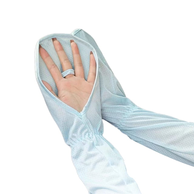 Protector solar para viajes y deportes al aire libre Desiderio, guantes y protectores de brazos con protección solar, mangas de hielo con protección solar para ciclismo, jardinería, conducción,