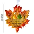 thumbnail image 3 of Maple Leaf Christmas Tree Ornament, Christmas Decorations Themed, Acrylic Sea Glass Christmas Tree Ornaments Hanging Decorations, for Xmas Tree Crafts Party Holiday Decor, 3 of 6