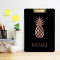 thumbnail image 6 of FMSHPON Rose Gold Pineapple Clipboard Hardboard Wood Nursing Clip Board and Pull for Standard A4 Letter 13x9 inches, 6 of 8