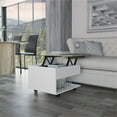 thumbnail image 3 of TUHOME Luanda Table Basse à Plateau Relevable avec Rangement Dissimulé et Roulettes, Multicolore, 3 of 9