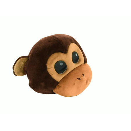 Plush Monkey Cute Animal Ape Overhead Primate Mask Adult Costume Accessory Funny