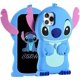 thumbnail image 1 of Funda Katea para iPhone 11, diseño de Lilo y Stitch en 3D, silicona suave y única, con personajes de animales, a prueba de golpes, para niños y niñas., 1 of 5
