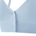 thumbnail image 5 of Kilaqueen Women's Seamless Front-Closure Nursing Bra, Wireless Maternity Bra with Removable Pads & Waffle Knit Texture, 5 of 5