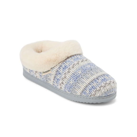 Dearfoams Women’s Cozy Comfort Knit Clog Slippers