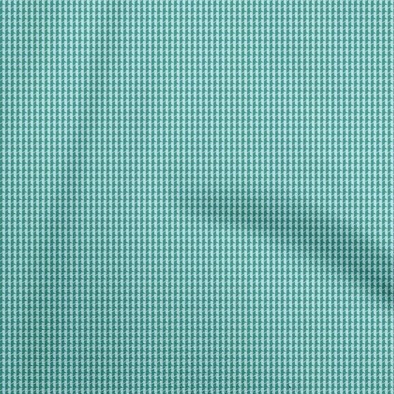 oneOone Cotton Cambric Sky Blue Fabric Geometric Fabric For Sewing Printed Craft Fabric By The Yard 42 Inch Wide
