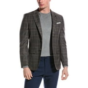 BOSS Hugo Boss mens Slim Fit Wool Sport Jacket, 44R, Brown