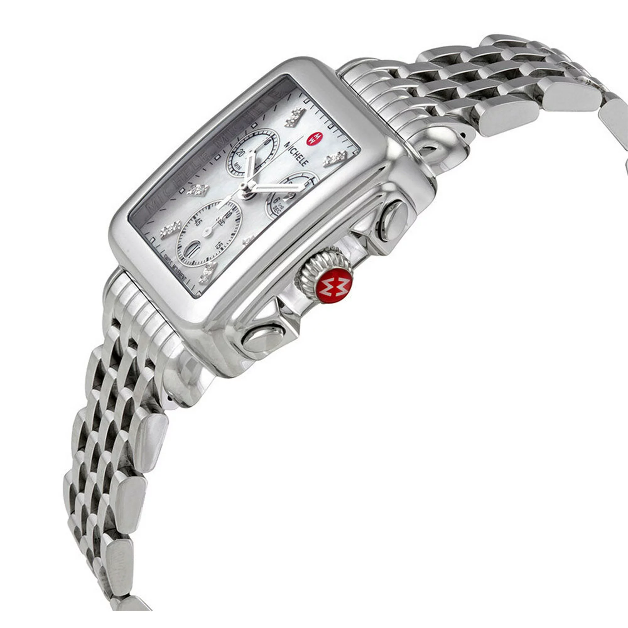 Michele Deco Mother of Pearl Women s Watch MWW06A000778