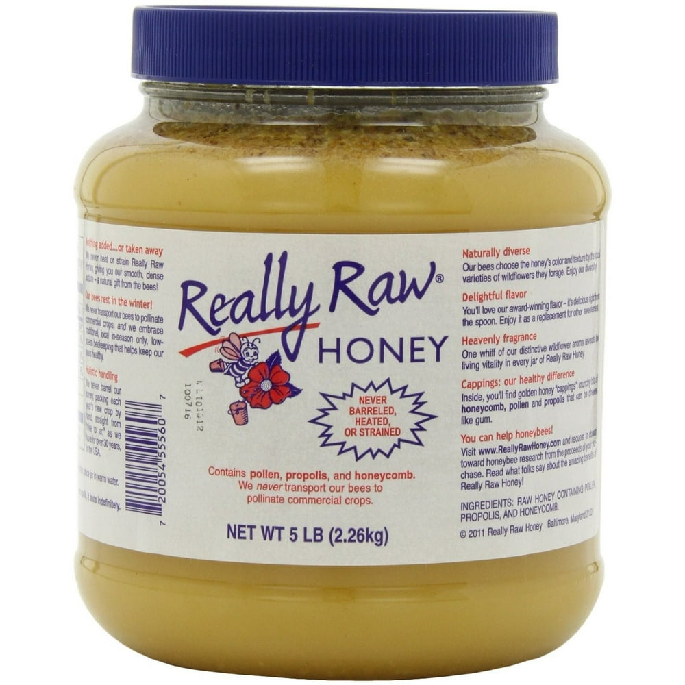 Really Raw Honey Really Raw Honey Unprocessed Pesticide Free Honey