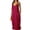 Hot Pink, variant on Plus Size Maxi Dresses for Women V Neck Spaghetti Strap Solid Color Classic Sundress Summer Beach Vacation Casual Dress