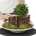 thumbnail image 4 of OUNONA Micro Landscape Decorations Miniature Fence Dark Brown 1Pcs for Interior Design, 4 of 6