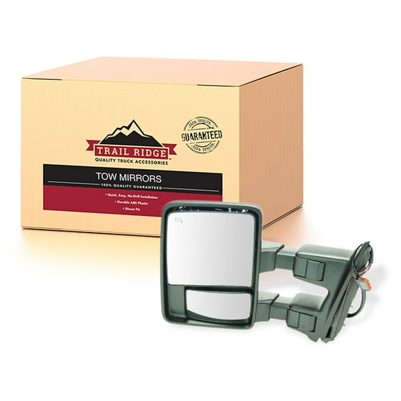 Trail Ridge Tow Mirror Power Folding Telescoping Heat Signal Left for Super Duty TR00123 Fits select: 2008-2016 FORD F250, 2008-2016 FORD F350