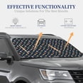 thumbnail image 4 of Wukai Fast Food Car Front Windshield Sun Shade,Sun Visor Shield Block Automotive Interior Protector Blocks UV Rays-Large, 4 of 6
