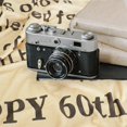 thumbnail image 2 of 60th Anniversary Throw, 60th Wedding, 60 Year Decorations, 60th for Parents, Couple, Grandparents - 60th Anniversary Throw Blanket 50"x60", 2 of 5
