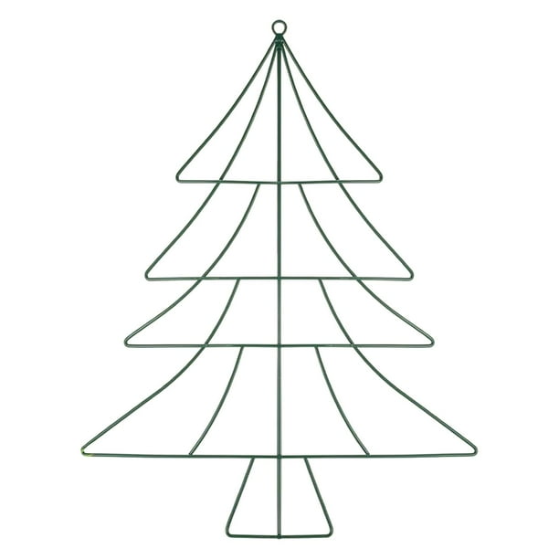 Árbol de Navidad, Decoraciones de jardín creativas de bricolaje, Decoración de jardín, Puerta con forma de árbol Verde