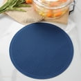 thumbnail image 1 of serony Silicone Cushion Size Round 30cm Non-slide Insulated Pot Pad Modern Drain Mat Kitchen Household Table Tools Accessories Gray, 1 of 5