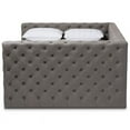 thumbnail image 3 of Baxton Studio Anabella Full Daybed with Foam Padding and Button-Tufting in Grey, 3 of 8