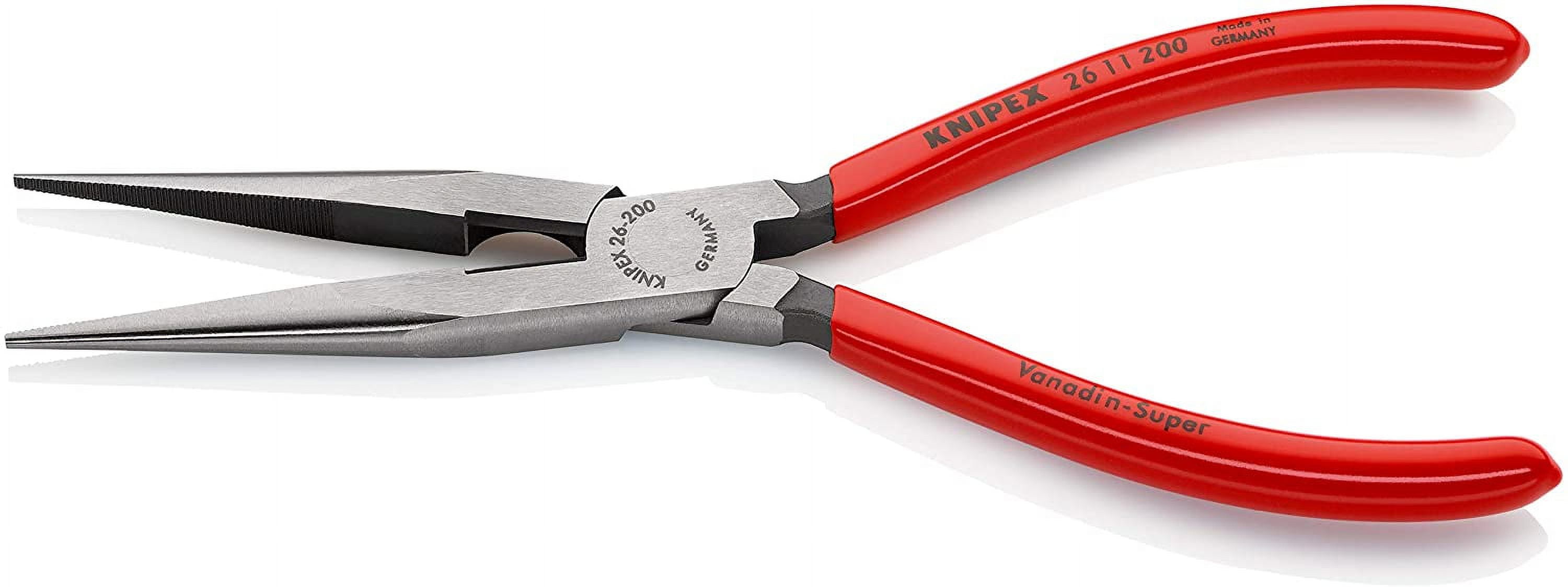 Knipex Tools KX2611200 8 in. Needle Nose with Side Cutter