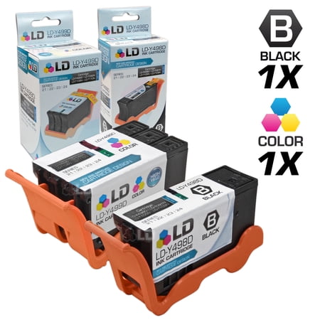 LD Products Compatible Ink Cartridge Replacement for V313 Series 21 (1 Black  1 Color  2-Pack)