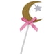 thumbnail image 1 of Fiesta 12 Uds. Adorno Para Tarta Con Forma De Luna Dorada Y Estrella Con Lazo Rosa, Decoración Para Fiesta De Cumpleaños Y Boda, 1 of 7