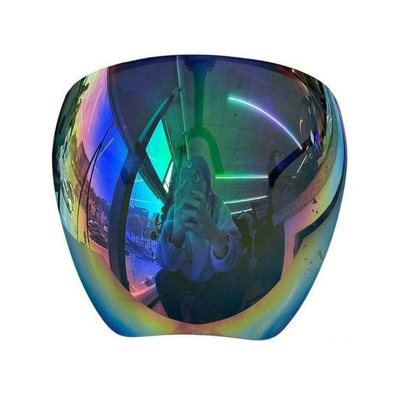 EIMELI Oversized Protective Mask Large Mirror Sunglasses With Anti-droplet Goggles Function Huge Shield Full Face Polarized