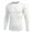 White, variant on Coshow Mens Long Sleeve Crewneck Sweaters Thermal Casual T-Shirt Slim Fit Ribbed Knit Fall Pullover Shirts