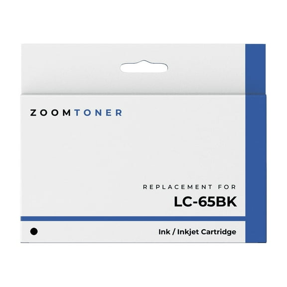 Zoomtoner Compatible with Brother LC-65BK Ink / Inkjet Cartridge - High Yield - Black