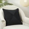 thumbnail image 3 of Saro Lifestyle Textured Woven Diamond Down Filled Throw Pillow, 3 of 3