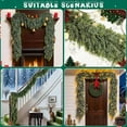 thumbnail image 7 of Artificial Soft Rattan Christmas Halloween Decoration Hotel Decoration Indoor And Outdoor, Realistic Pine Garland for Seasonal Celebrations and Festive Home, Christmas garland, 7 of 7
