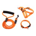 thumbnail image 1 of Correa para perro con asa acolchada, cuerda de nailon para escalada de montaña con collar de arnés, correa resistente de 1,2 m para perros para paseos al aire libre y entrenamiento., 1 of 8