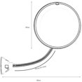 thumbnail image 2 of Vanity Mirror,Makeup Mirror with Light Led Wall Mounted Magnifying 10times 360 Rotation Bathroom Beauty Shaving Vanity, 2 of 7