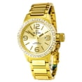 thumbnail image 1 of TW309 Women's Canteen Gold Tone Dial Yellow Gold Steel Swarovski Crystal Watch, 1 of 1