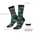 thumbnail image 4 of Vsdgher Big Machine Crew Socks for Men & Women, Breathable Casual Athletic Ankle Socks, 4 of 6
