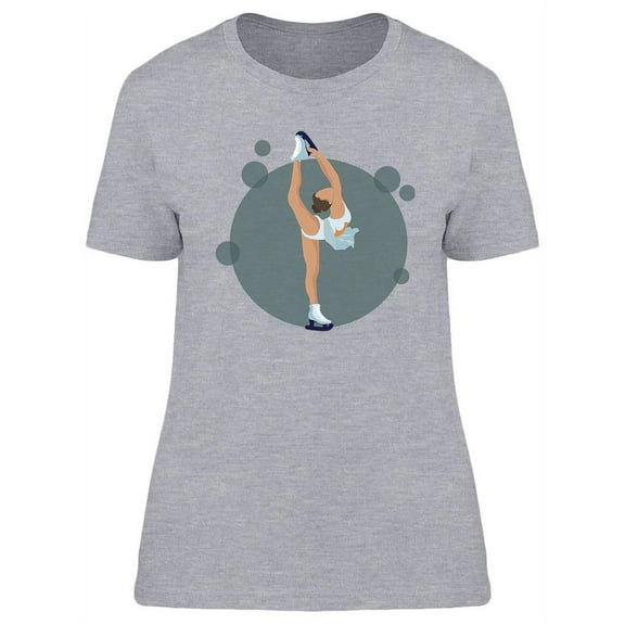 Skating Girl Athlete T-Shirt Women -Image by Shutterstock, Female Large