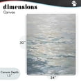 thumbnail image 4 of Stupell Industries Contemporary Shallow Reflections Calm Sea Canvas Art, 24 x 30, by Riley B, 4 of 8