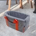thumbnail image 3 of Bolsa de transporte portátil para perros, suministros para mascotas lavables, correas de bolsa de mano, transporte extraíb seguridad , Rojo Colco Cubierta de asiento de coche de los portadores, 3 of 8