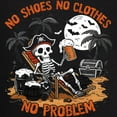 thumbnail image 3 of CafePress - No Shoes No Clothes No Problem - Men's Long Sleeve Loose Fit Cotton Dark Pajama Set, 3 of 7