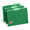 Green, variant on Blue 100-pack Letter Size 8.5x11 Pressboard File Folders with 1/3-cut Tabs