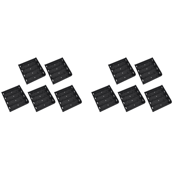 10PCS 4X 21700 Battery Holder Storage Box Case ABS Fireproof Power Bank Cases Slot Batteries Container with
