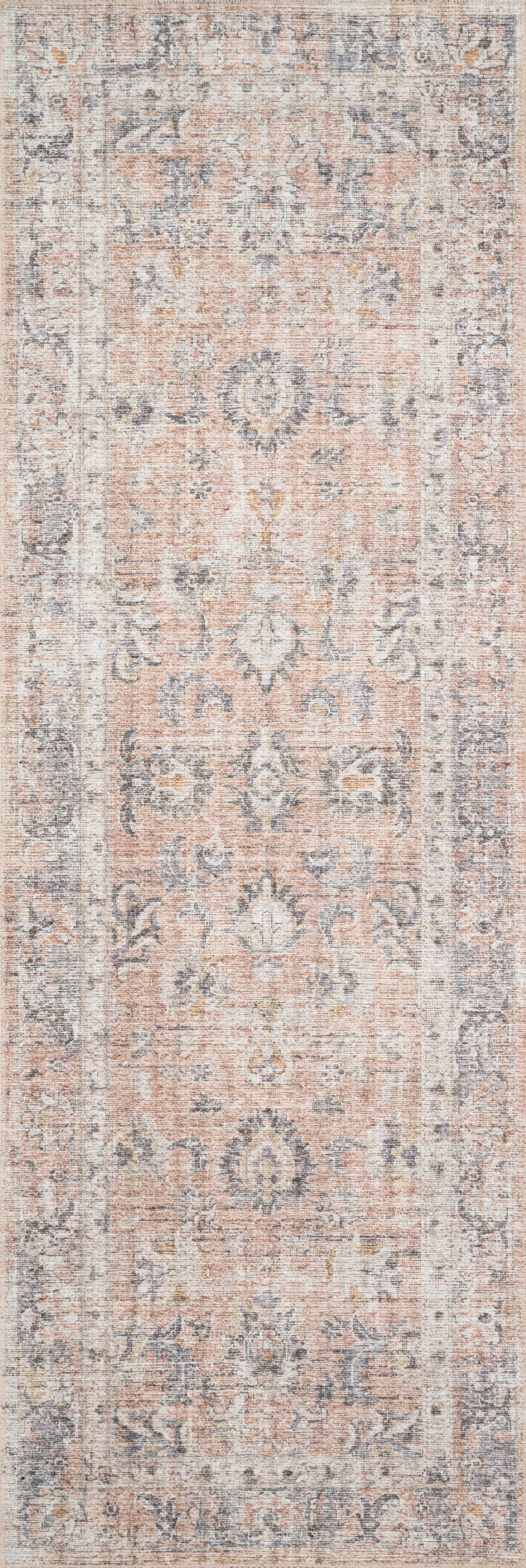 Loloi Skye Blush / Grey 2'-0" x 5'-0" Area Rug